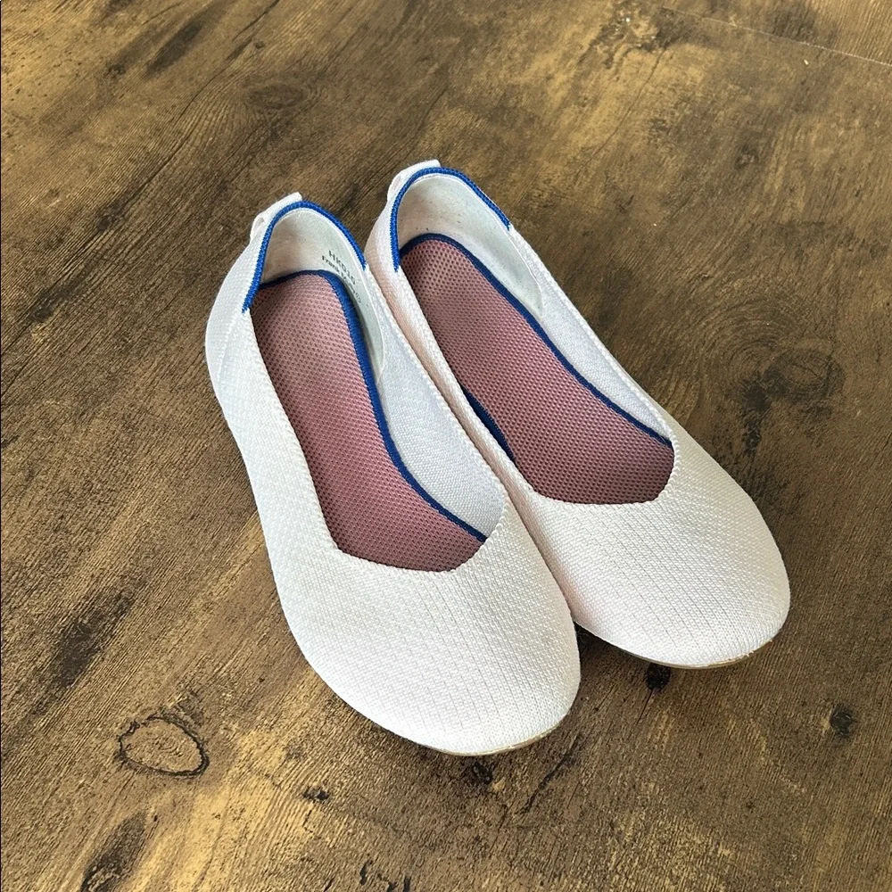 Washable pale pink Slip-On Flats